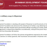 Statement on military coup in Myanmar