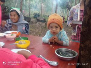 Christmas Day at the refugee camp