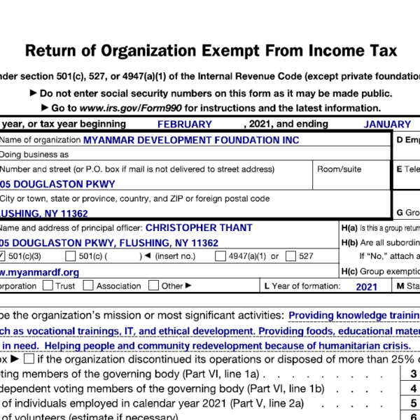 2021 IRS Form 990