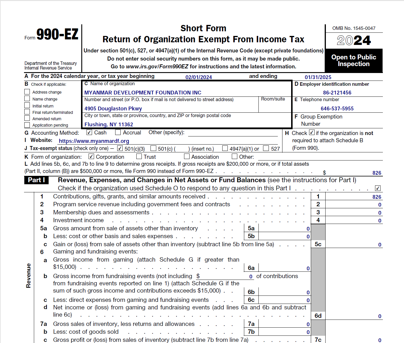 2024 - Form 990